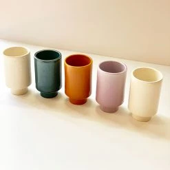 Jungalow® Planters Kaya Solid Ceramic Cups By Justina Blakeney™