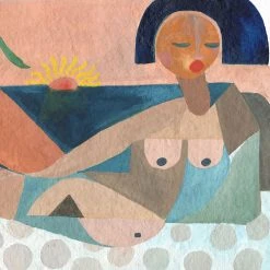 Justina Blakeney® Gifts $100-$250 Nude Beach At Sunset Art Print By Justina Blakeney™