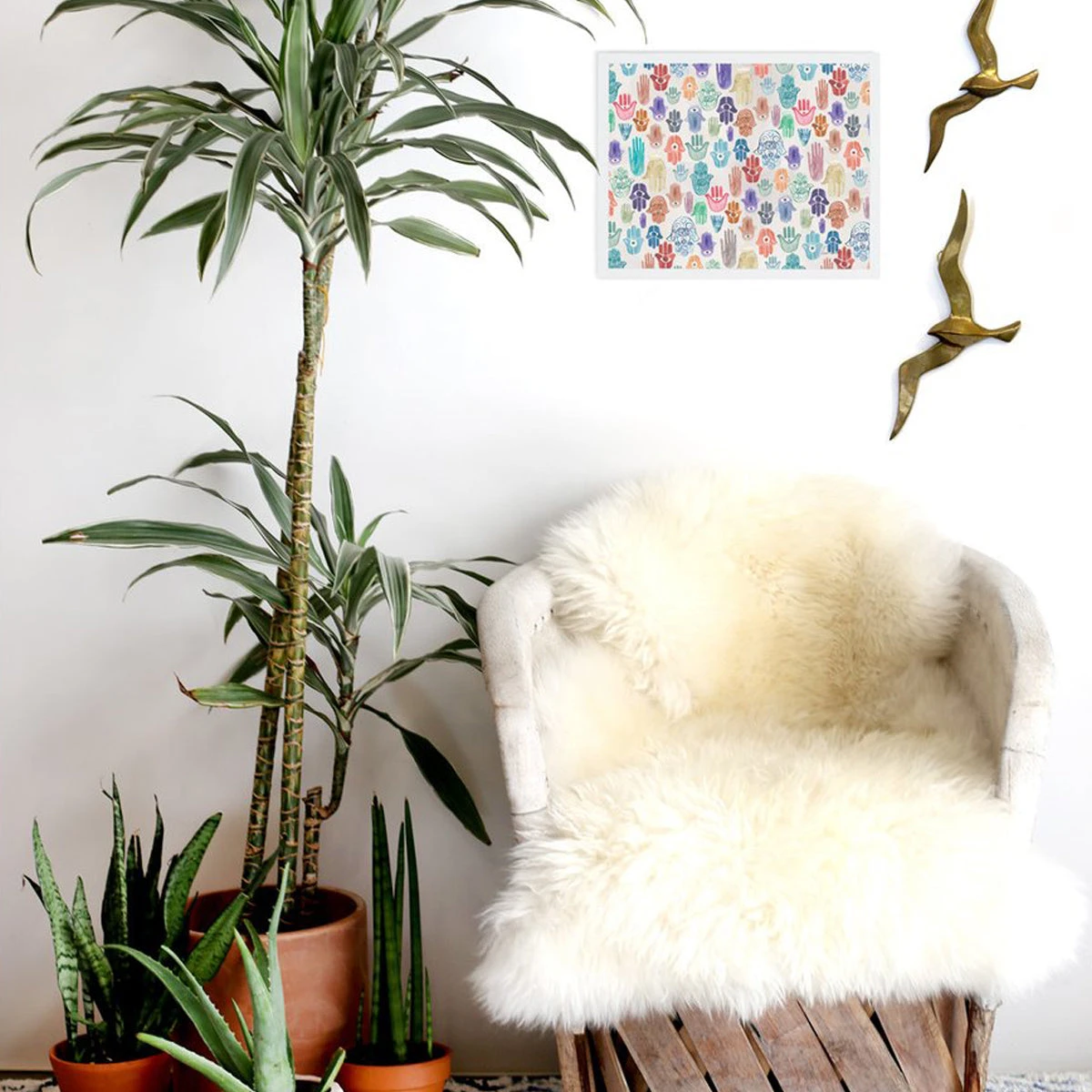 Justina Blakeney® Hamsa Art Print By Justina Blakeney™ 6 Justina Blakeney® Hamsa Art Print By Justina Blakeney™