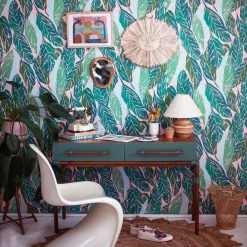 Jungalow Nana Wallpaper In Pink By Justina Blakeney® - Surestrip