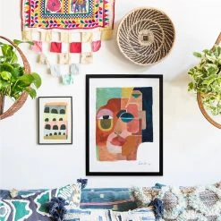Justina Blakeney® Gifts $100-$250 Face 2 Art Print By Justina Blakeney™