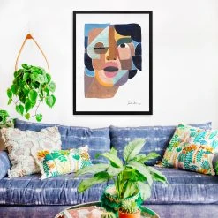 Justina Blakeney® Gifts $100-$250 Face 4 Art Print By Justina Blakeney™