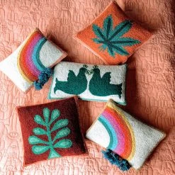 Peking Rain Bow Hook Pillow Set By Jungalow® Hook Pillows