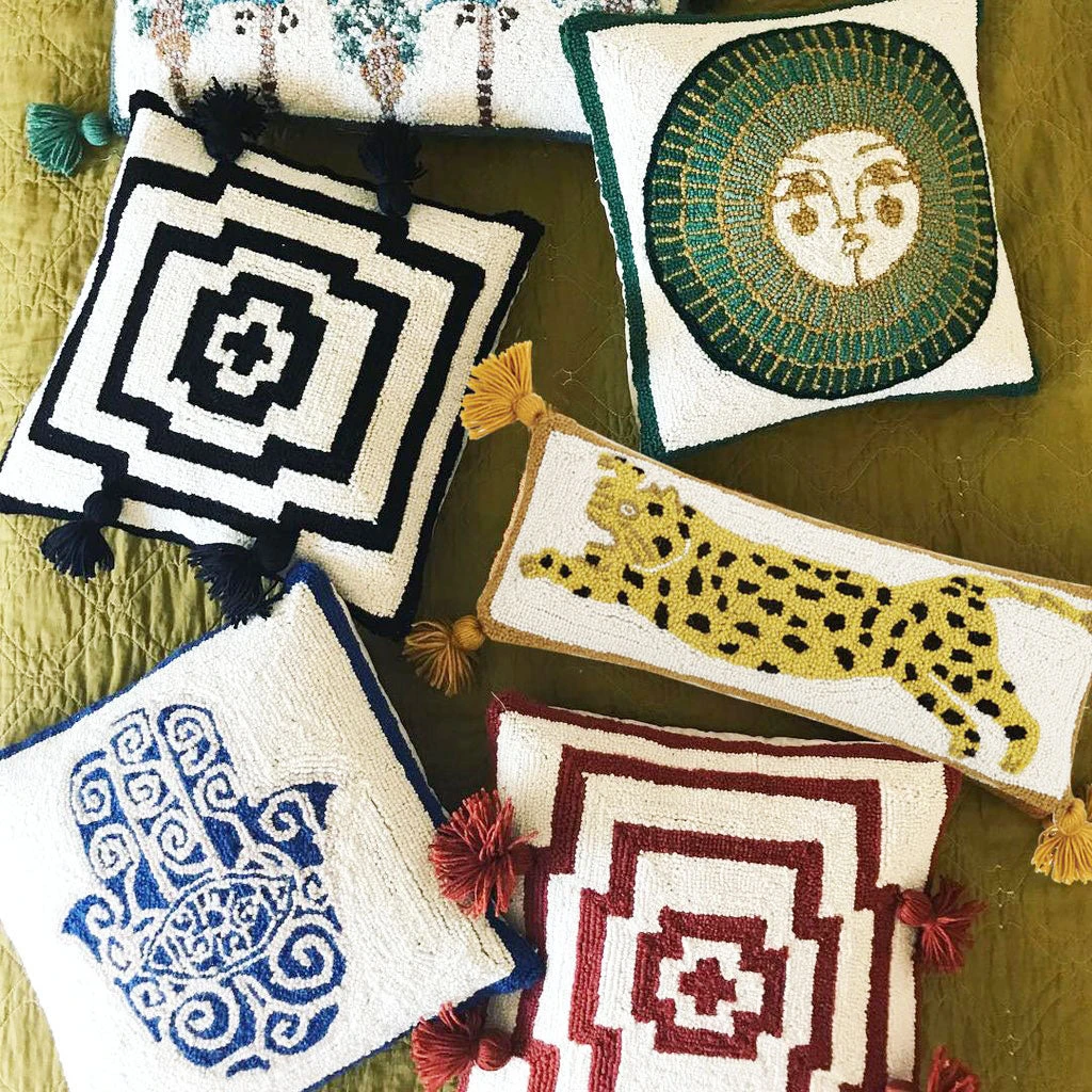 Peking Hook Pillows Chi Chi Pom Pom Hook Pillow By Jungalow® 7 Peking Hook Pillows Chi Chi Pom Pom Hook Pillow By Jungalow®