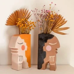 Jungalow® Planters Face Bookend Vase By Justina Blakeney™