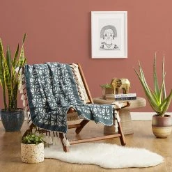 Peking Planetarium Throw Blanket By Jungalow® Throw Blankets