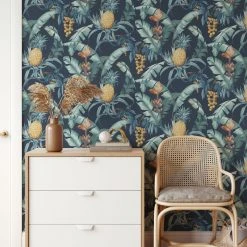 Jungalow® Abundance Wallpaper In Blue