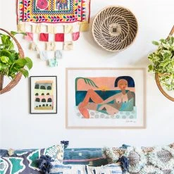 Justina Blakeney® Gifts $100-$250 Nude Beach At Sunset Art Print By Justina Blakeney™