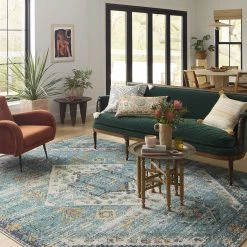 Loloi Rugs Eila Aqua Rug By Justina Blakeney® X Loloi New