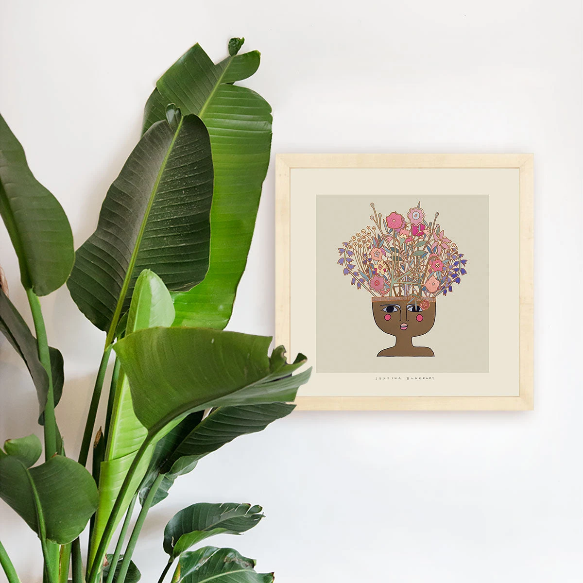 Justina Blakeney® All Gifts Flower Thinker 1 Art Print By Justina Blakeney™ 6 Justina Blakeney® All Gifts Flower Thinker 1 Art Print By Justina Blakeney™