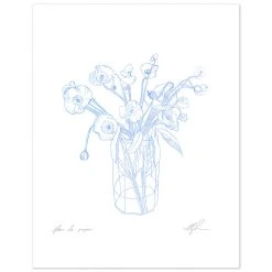 New Fleur De Papier Art Print By Chloe Purpero Johnson