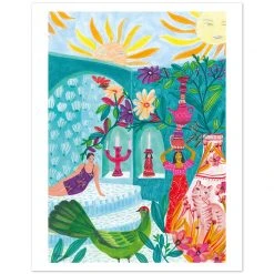 Hammam Art Print By Roeqiya Fris Gifts $100-$250