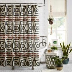 Peking Hypnotic Shower Curtain By Jungalow™