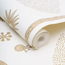 Jungalow® Cosmic Desert Wallpaper In Gold By Justina Blakeney® - Paste The Sheet