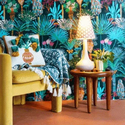 Jungalow® All Lighting Eytan Table Lamp Base In Grey Wash By Like A Lion™