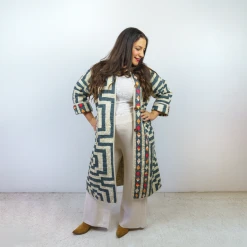 Peking Coats/Robes Hypnotic Quilted Coat By Jungalow®