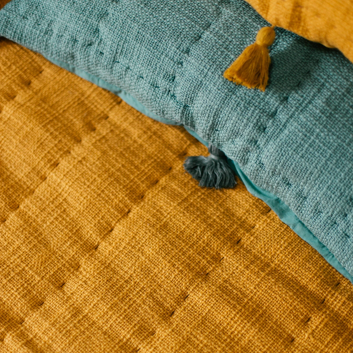 Jungalow® Sol Quilt In Turmeric By Like A Lion™ All Décor 7 Jungalow® Sol Quilt In Turmeric By Like A Lion™ All Décor