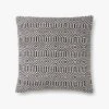 Loloi Rugs Outdoor Pillows Black Patterned Outdoor Pillow