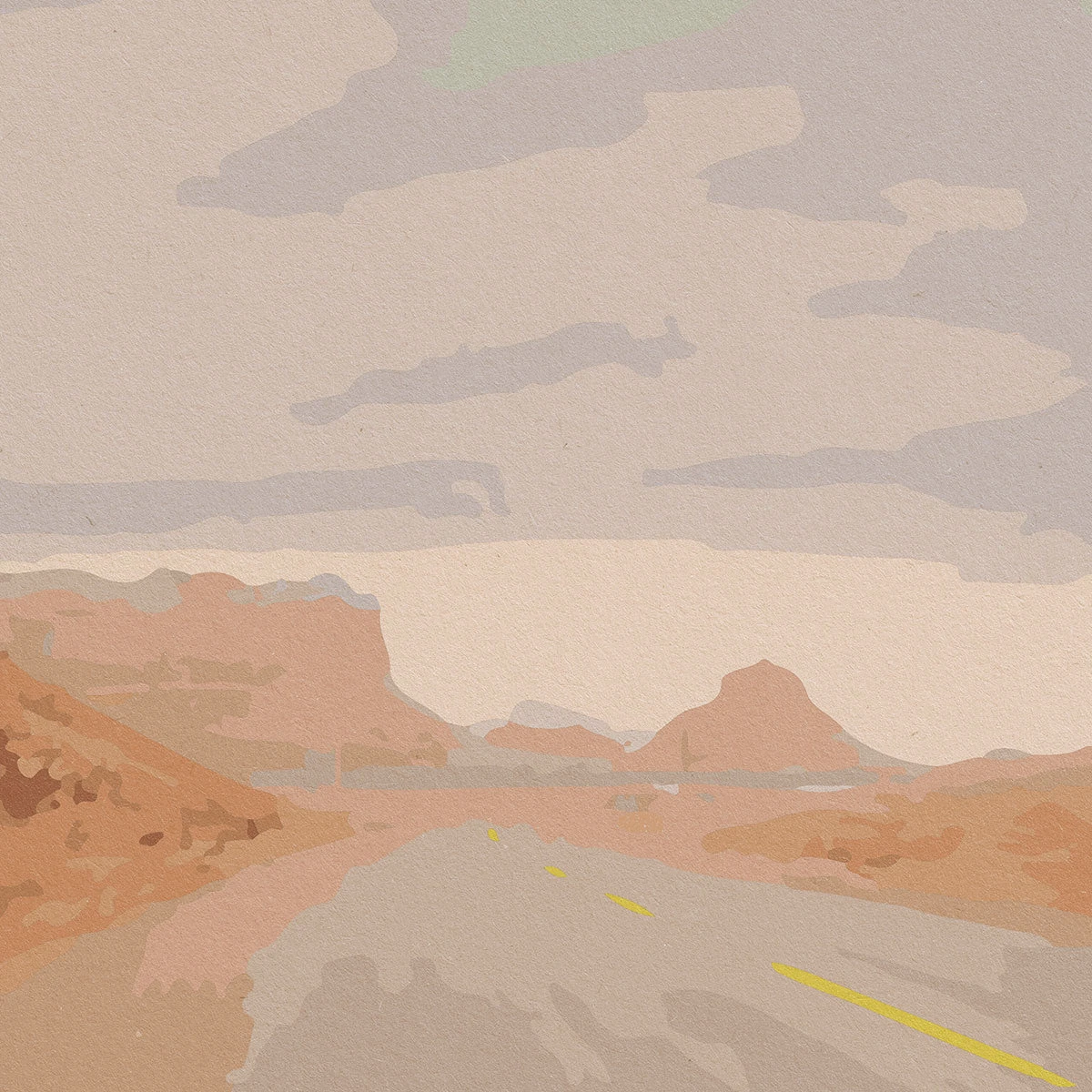 Peachy Wasteland Art Print By Chloe Purpero Johnson 3 Peachy Wasteland Art Print By Chloe Purpero Johnson