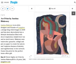 Justina Blakeney® Warm Nights Art Print By Justina Blakeney™ Gifts $100-$250