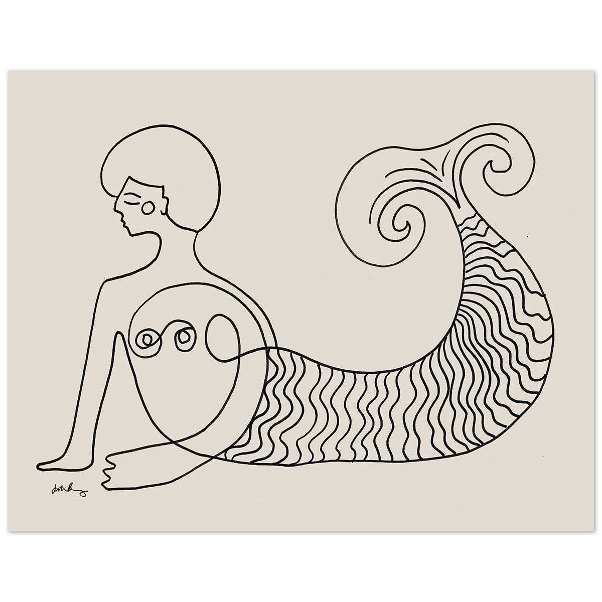 Justina Blakeney® Sisters Of The Sea 1 Art Print By Justina Blakeney™ 5 Justina Blakeney® Sisters Of The Sea 1 Art Print By Justina Blakeney™