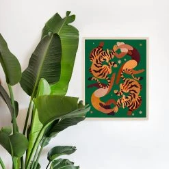 The Dancing Wild Emerald Art Print By Maggie Stephenson Kids