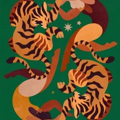 The Dancing Wild Emerald Art Print By Maggie Stephenson Kids