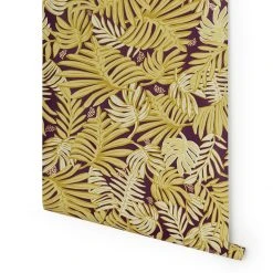 Jungalow Aja Wallpaper In Aubergine By Justina Blakeney® 10 Jungalow Aja Wallpaper In Aubergine By Justina Blakeney®