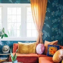 Jungalow® Aja Wallpaper In Teal By Justina Blakeney® - Surestrip