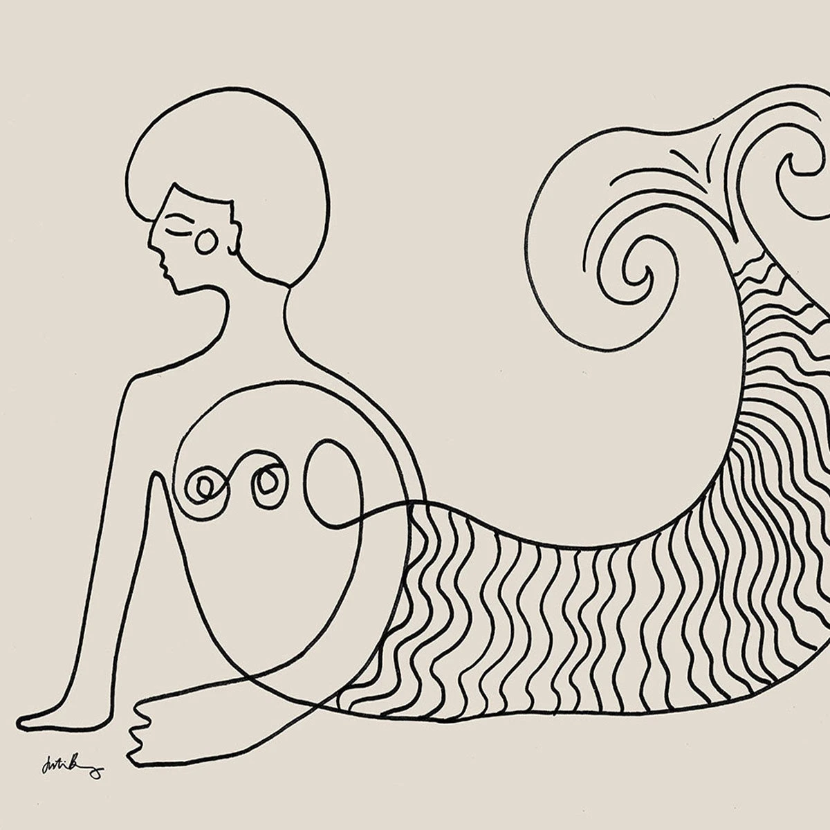 Justina Blakeney® Sisters Of The Sea 1 Art Print By Justina Blakeney™ 3 Justina Blakeney® Sisters Of The Sea 1 Art Print By Justina Blakeney™