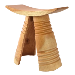 Swahili African Modern Hand Carved Cedrela Stool 5 Swahili African Modern Hand Carved Cedrela Stool