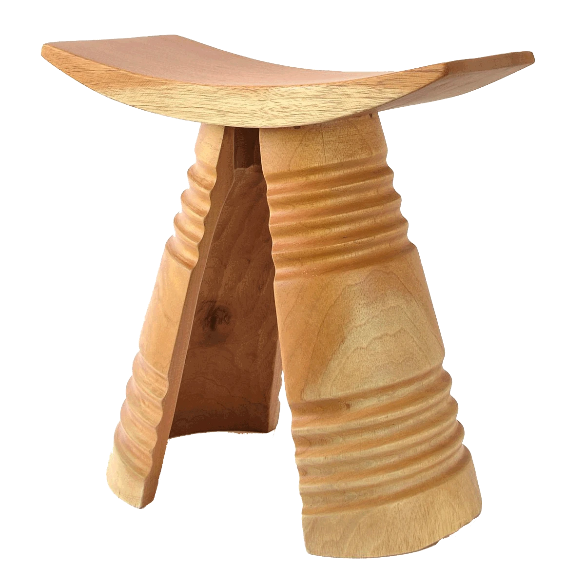 Swahili African Modern Hand Carved Cedrela Stool 4 Swahili African Modern Hand Carved Cedrela Stool