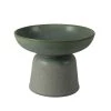 HomArt Sage Pedestal Ceramic Bowl