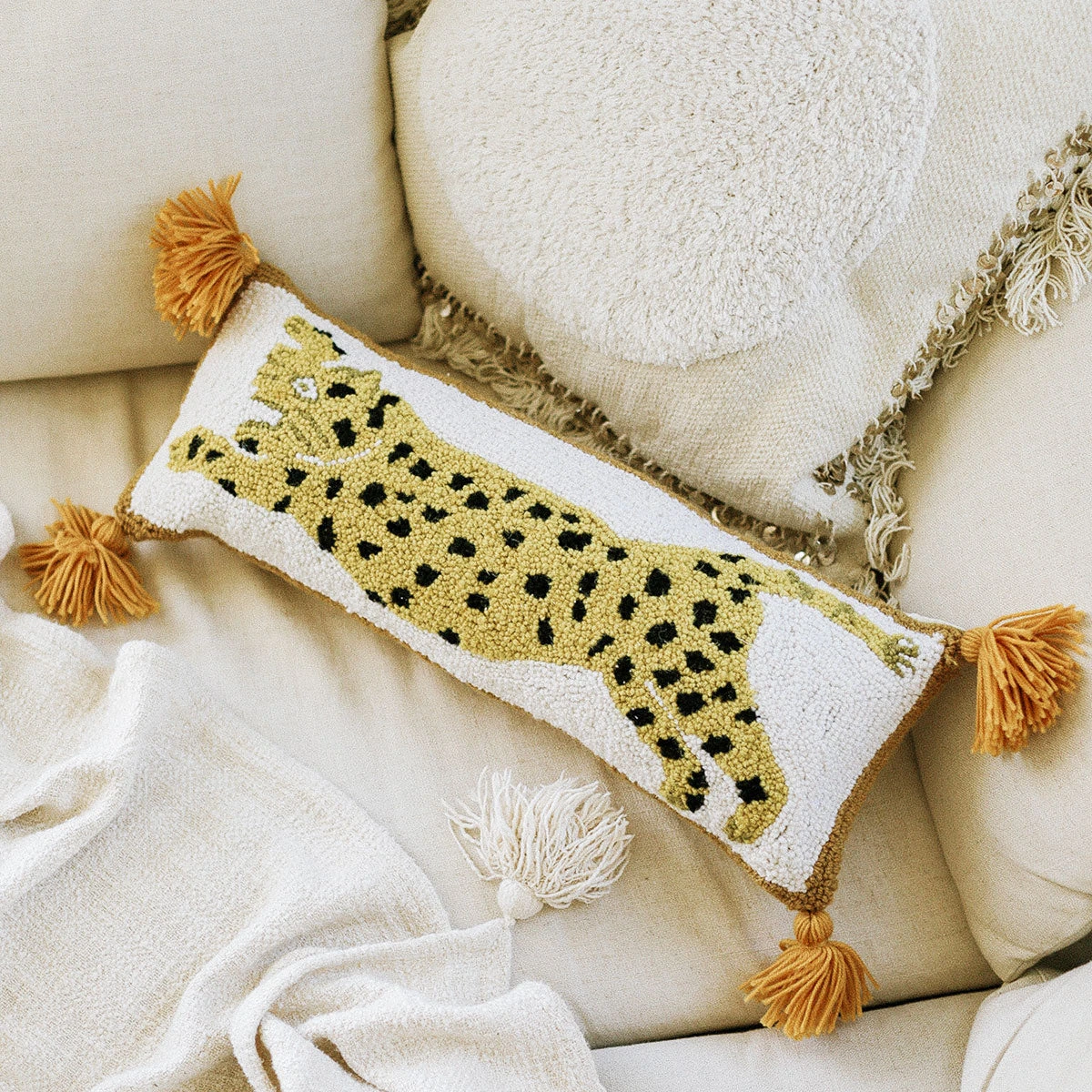 Peking Hook Pillows Chi Chi Pom Pom Hook Pillow By Jungalow® 4 Peking Hook Pillows Chi Chi Pom Pom Hook Pillow By Jungalow®