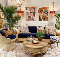 Justina Blakeney® Face 3 Art Print By Justina Blakeney™ Gifts $100-$250