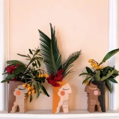 Jungalow® Planters Face Bookend Vase By Justina Blakeney™