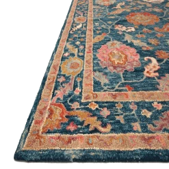 Loloi Rugs All Rugs Floral Blue Rug