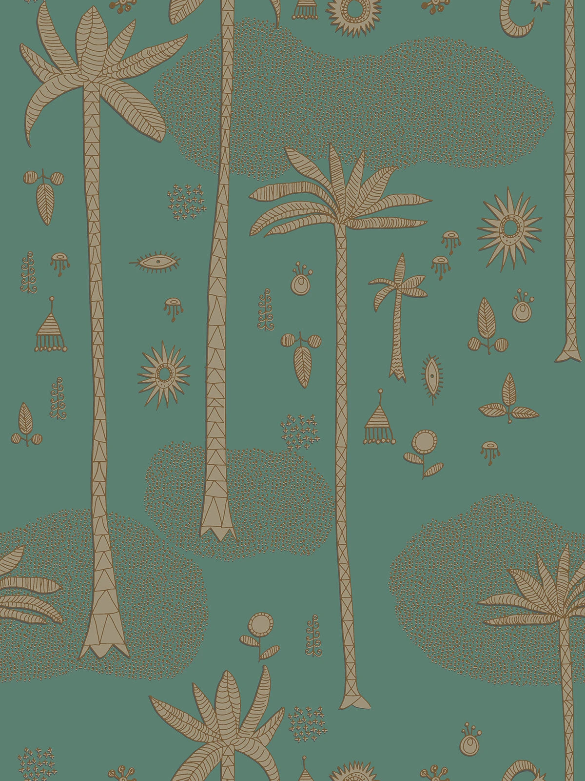 Jungalow® Cosmic Desert Wallpaper In Green By Justina Blakeney® - Paste The Sheet 6 Jungalow® Cosmic Desert Wallpaper In Green By Justina Blakeney® - Paste The Sheet