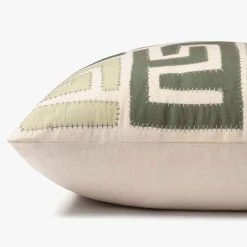 Loloi Rugs Green Stitched Zag Pillow By Justina Blakeney® X Loloi