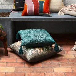 Loloi Rugs Hamsa Tassel Pillow By Justina Blakeney® X Loloi All Pillows 8 Loloi Rugs Hamsa Tassel Pillow By Justina Blakeney® X Loloi All Pillows