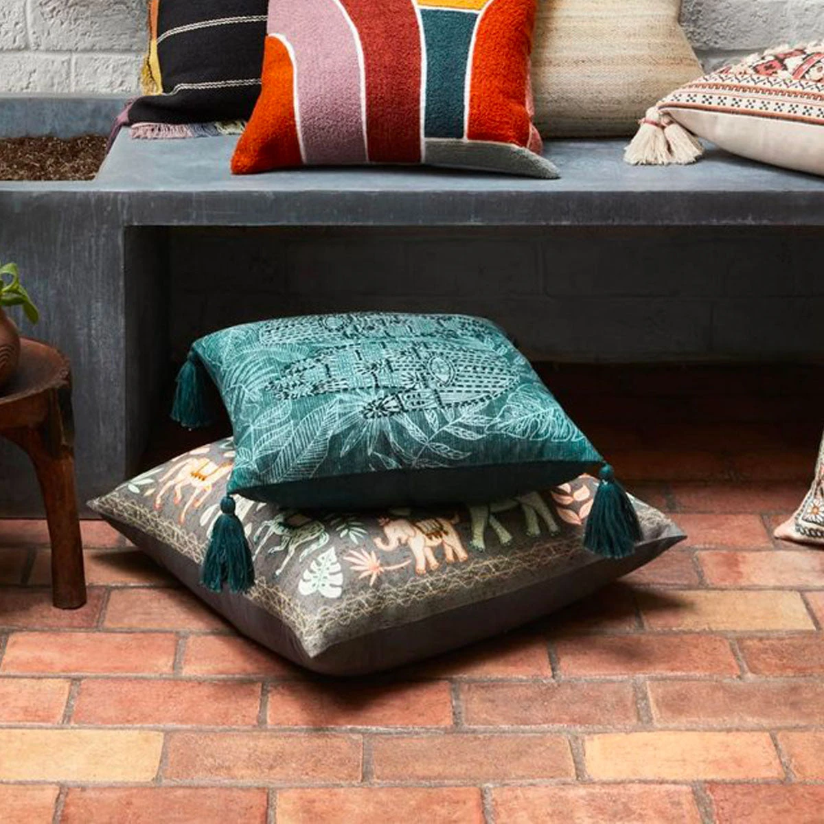 Loloi Rugs Hamsa Tassel Pillow By Justina Blakeney® X Loloi All Pillows 5 Loloi Rugs Hamsa Tassel Pillow By Justina Blakeney® X Loloi All Pillows