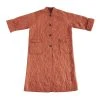 Peking Hamsa Quilted Coat In Coral By Jungalow®