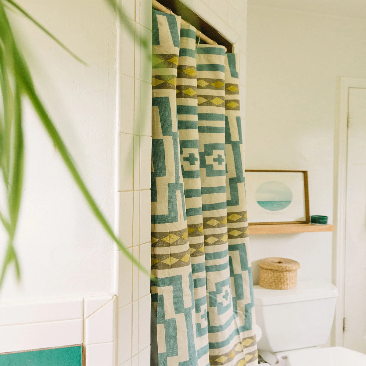 Peking Shower Curtains Blue Hypnotic Shower Curtain By Jungalow™ 4 Peking Shower Curtains Blue Hypnotic Shower Curtain By Jungalow™