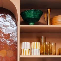 Jungalow® Tierra Striped Mug Set In Lavender Tabletop + Kitchen