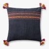 Loloi Rugs All Pillows Navy Tassel Pillow By Justina Blakeney® X Loloi