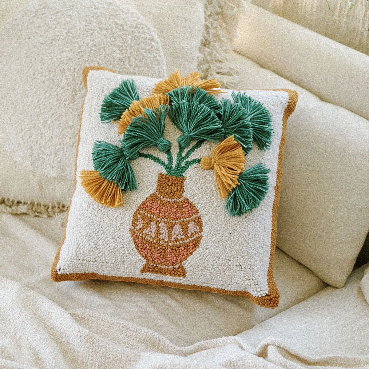 Peking Papyrus Hook Pillow By Jungalow® 4 Peking Papyrus Hook Pillow By Jungalow®