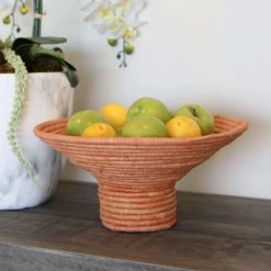 AAA Peach Pedestal Bowl Tabletop + Kitchen
