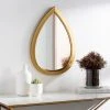 Surya Teardrop Gold Mirror