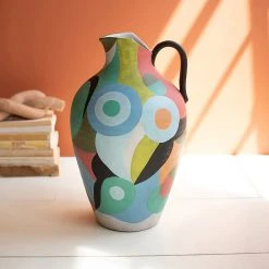 Kalalou Tall Wavy Pitcher Planters