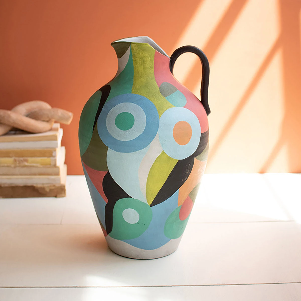 Kalalou Tall Wavy Pitcher Planters 3 Kalalou Tall Wavy Pitcher Planters